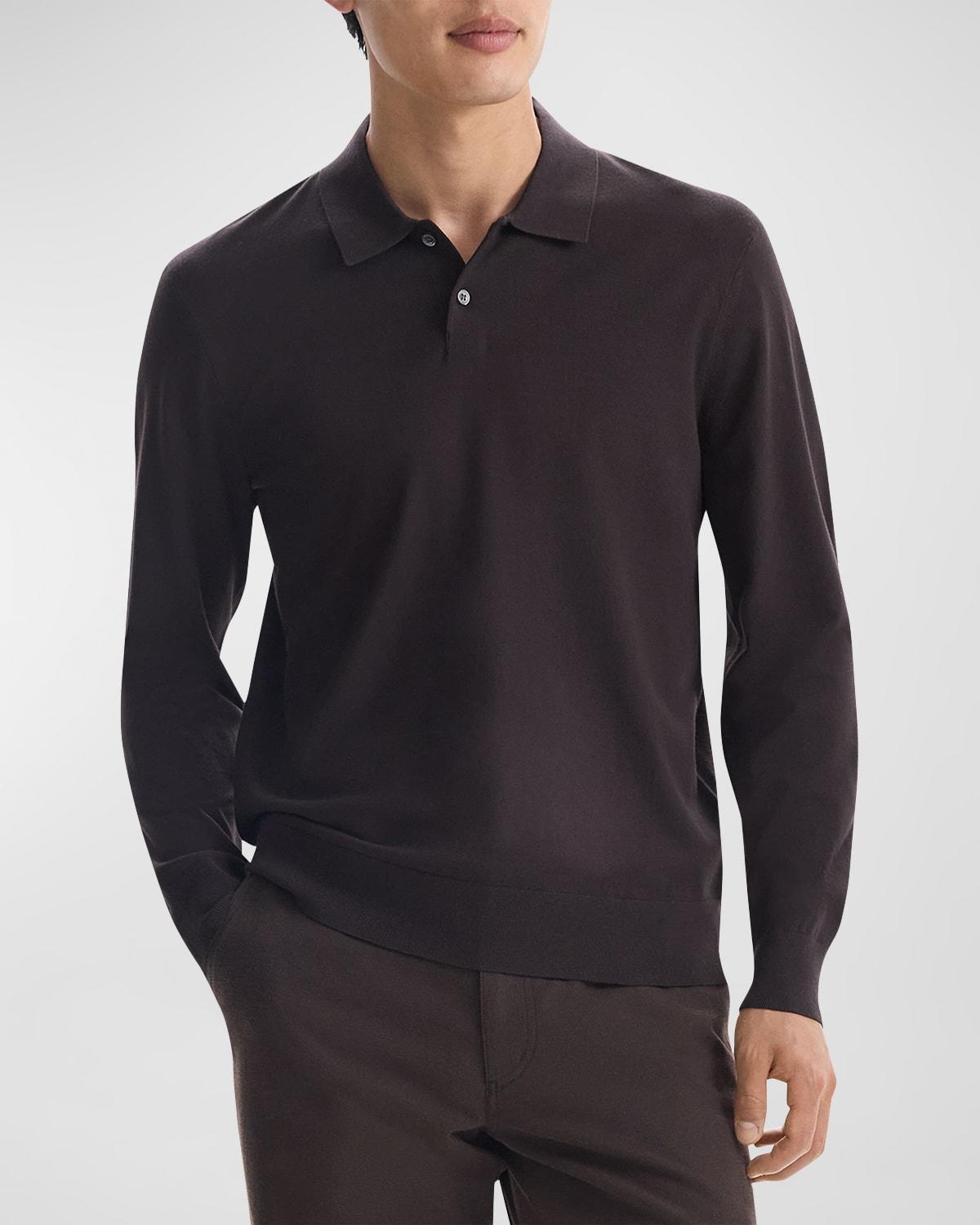 Mens Goris Long-Sleeve Polo Shirt Product Image