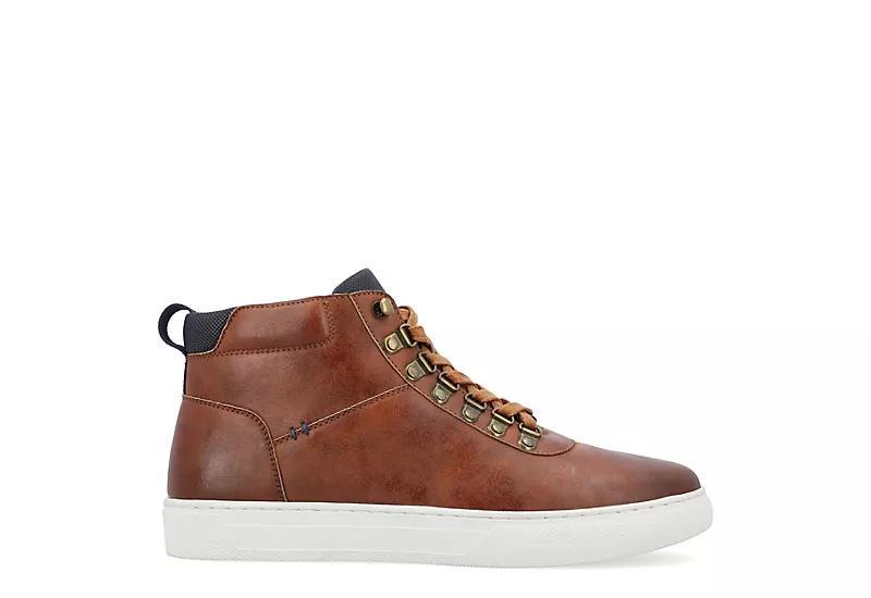 VANCE Ortiz Men's High Top Sneakers, Size: 12, Brown Product Image