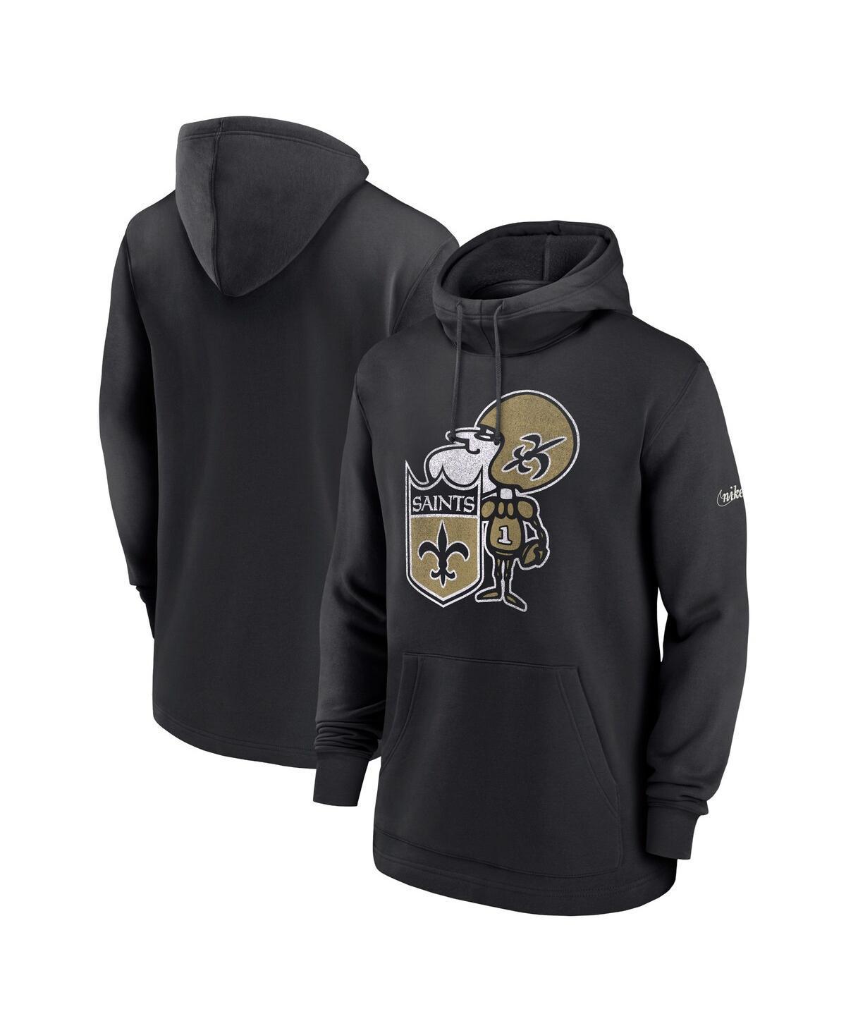 Men's Nike Black New Orleans Saints Classic Pullover Hoodie, Size: 2XL Product Image