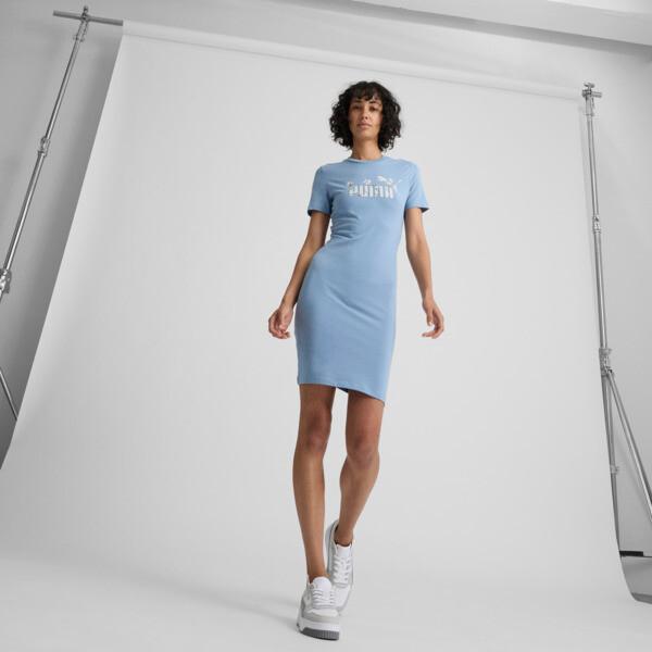 PUMA ESS Slim T-Shirt Floral Women's Dress Product Image