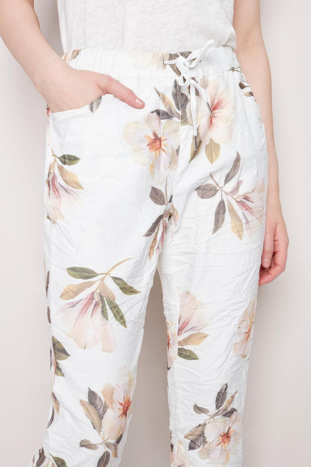 Floral Crinkle Jogger Product Image