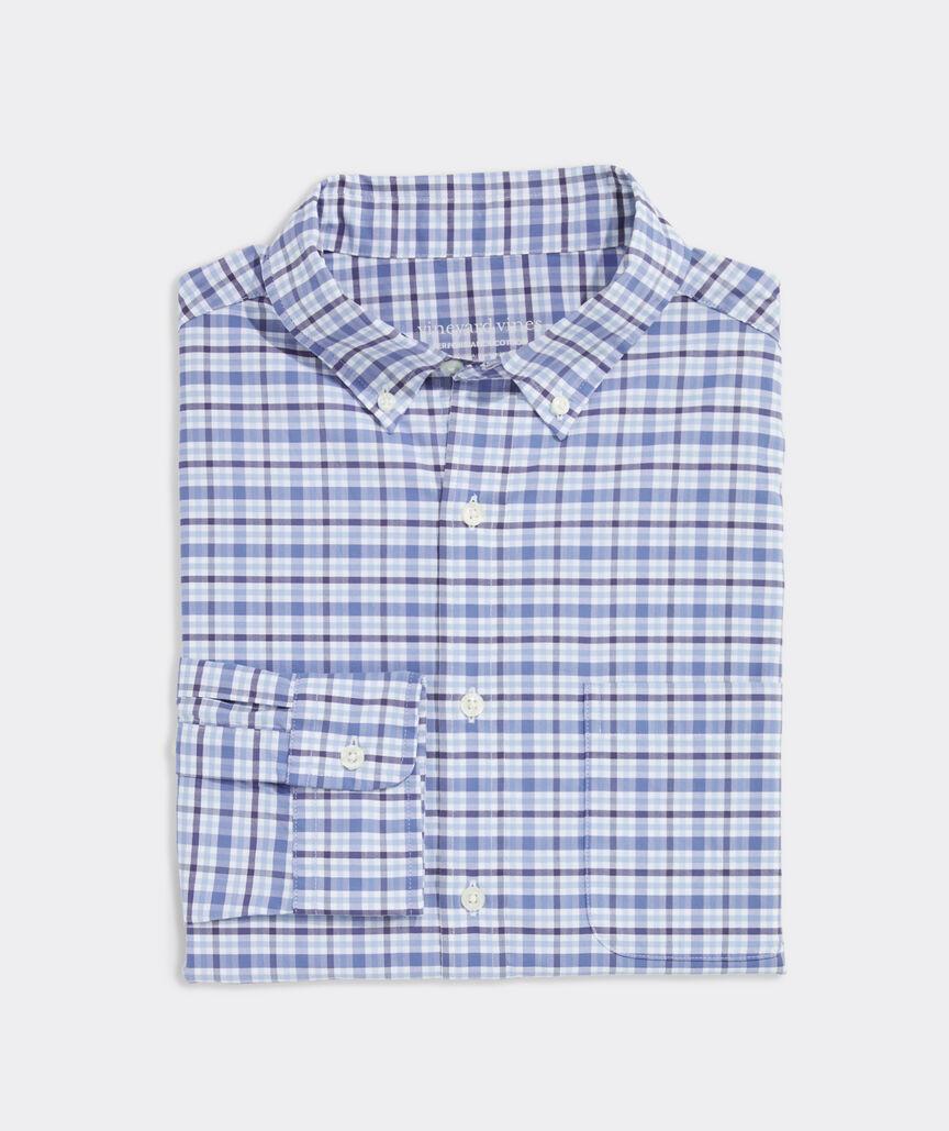 Bellamy Plaid Performance Cotton Shirt Product Image