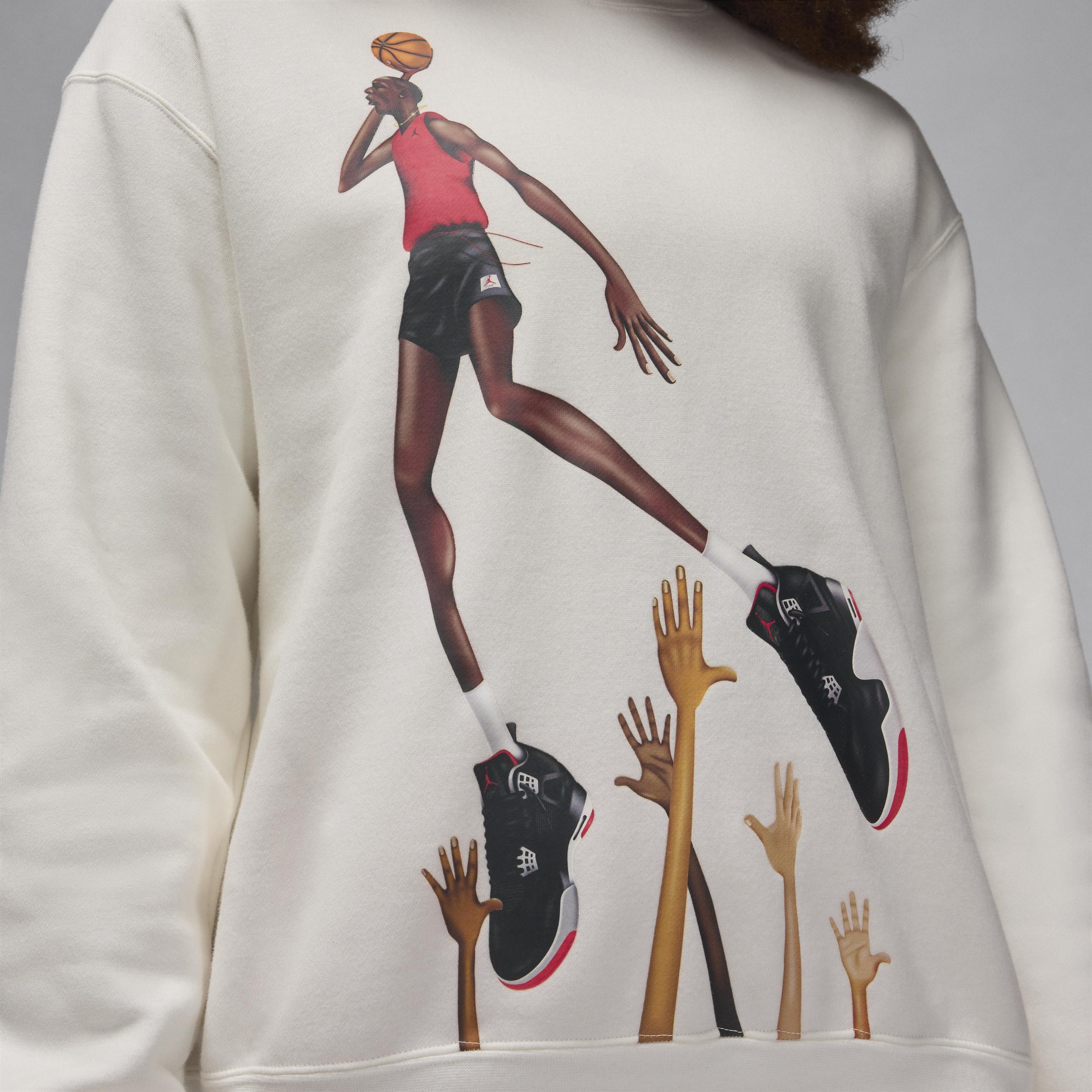 Jordan Womens Jordan Art Fleece Crew - Womens Product Image