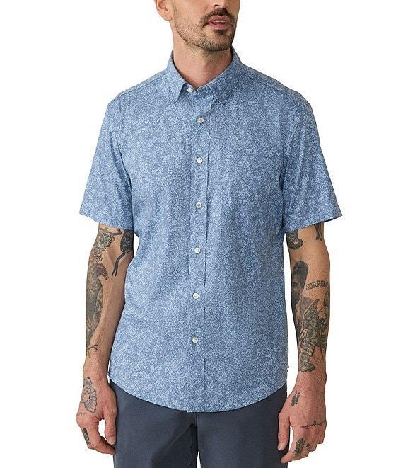 Faherty Movement Performance Short Sleeve Woven Shirt Product Image