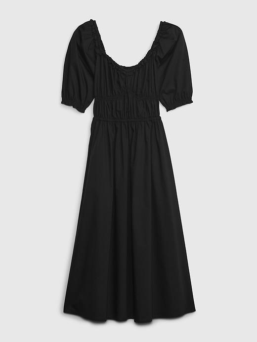Puff Sleeve Midi Dress Product Image
