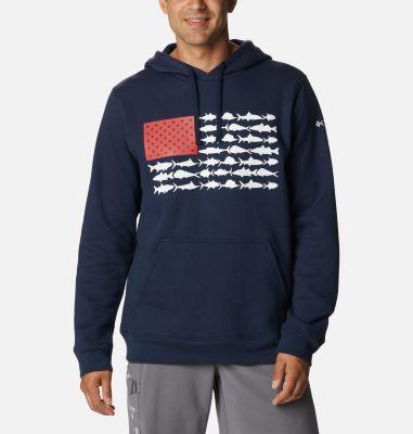 Columbia Mens PFG Fish Flag II Hoodie- Product Image