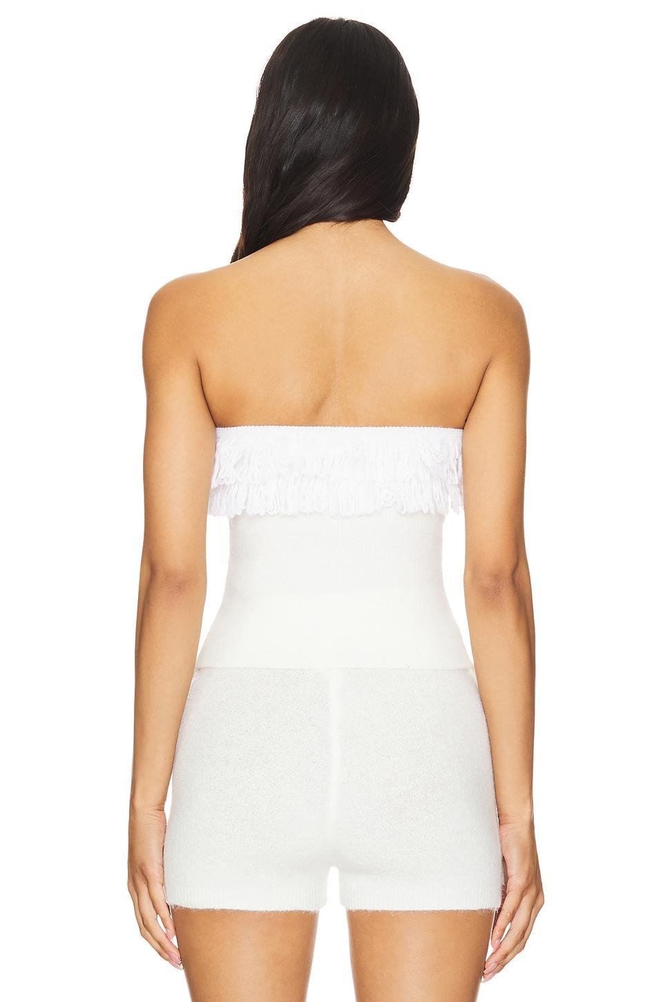 Rosie Ruffle Knit Tube Top Zemeta Product Image