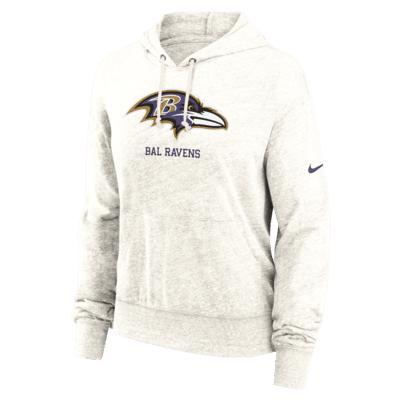 Baltimore Ravens Gym Vintage Women's Nike NFL Pullover Hoodie Product Image