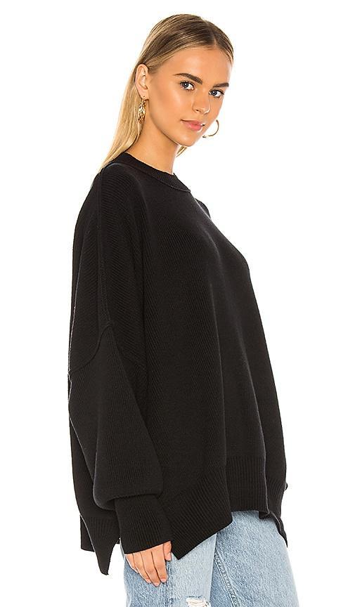 Free People Easy Street Tunic Sweater Black S Product Image