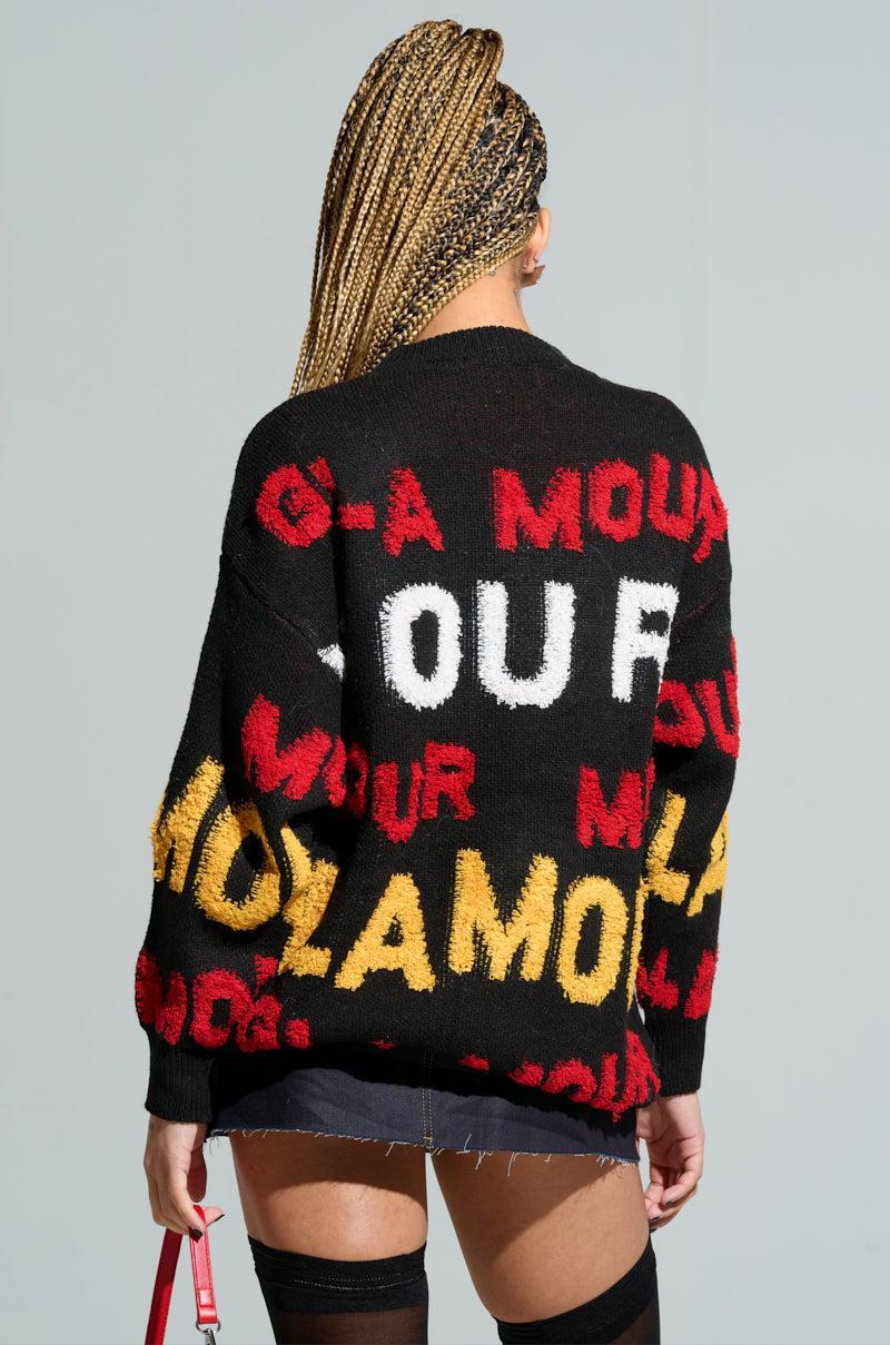 GLAMOUR OVERSIZED SWEATER Product Image