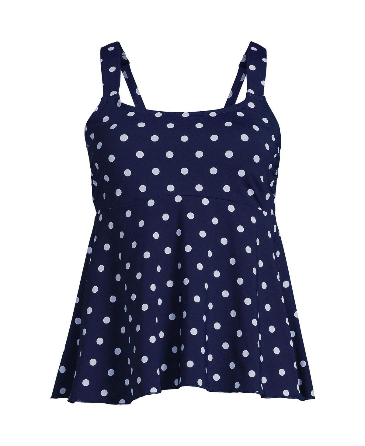 Womens Lands End DD-Cup Flutter Tankini Swim Top Product Image