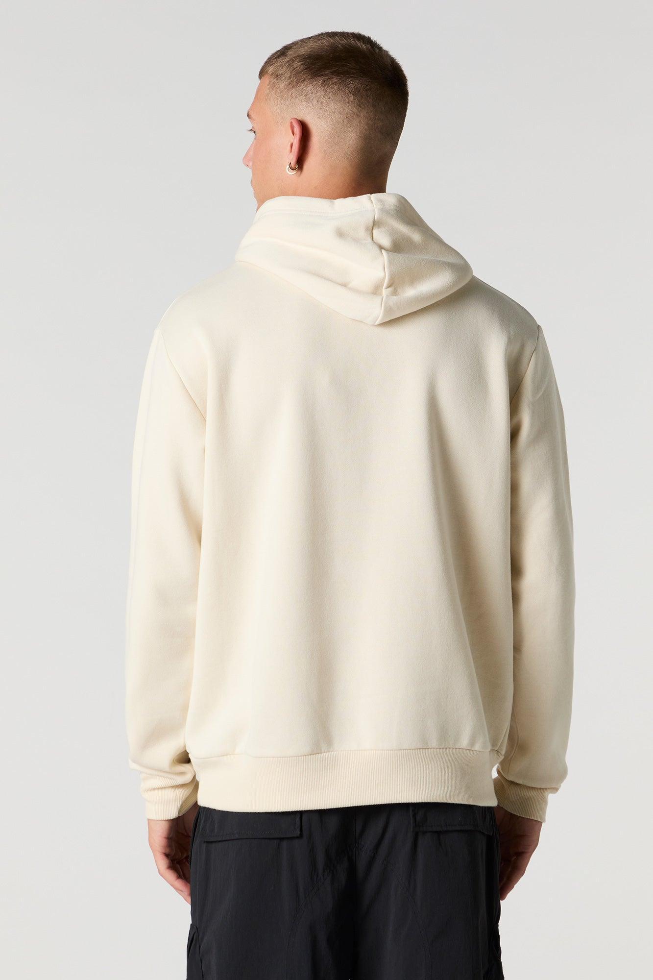 Everyday Solid Fleece Hoodie Male Product Image