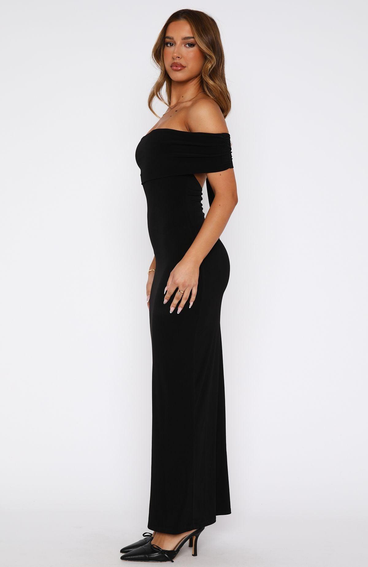 Truth Over Lies Maxi Dress Black Product Image
