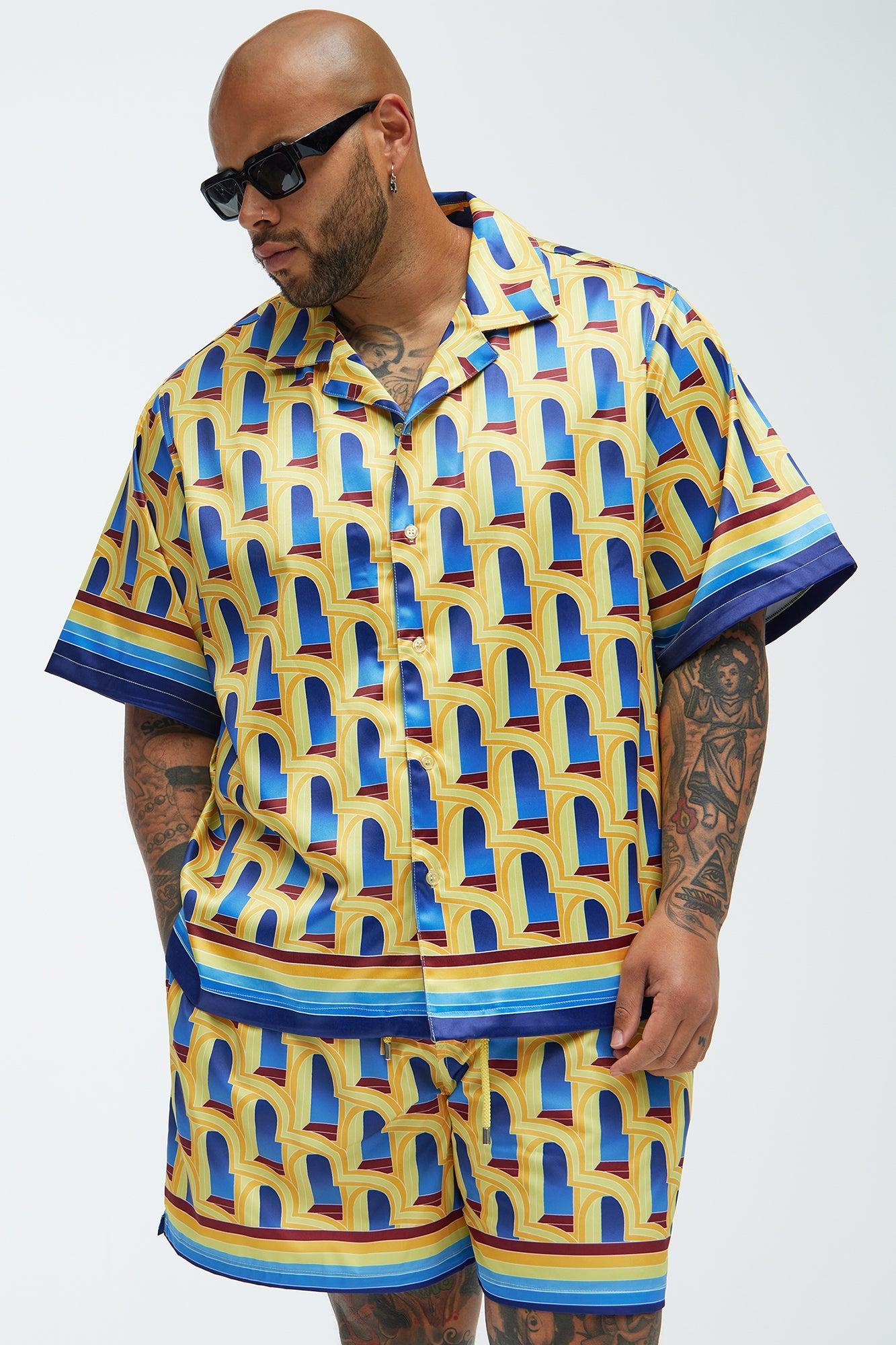 The Colosseum Shirt - Yellow/combo Product Image