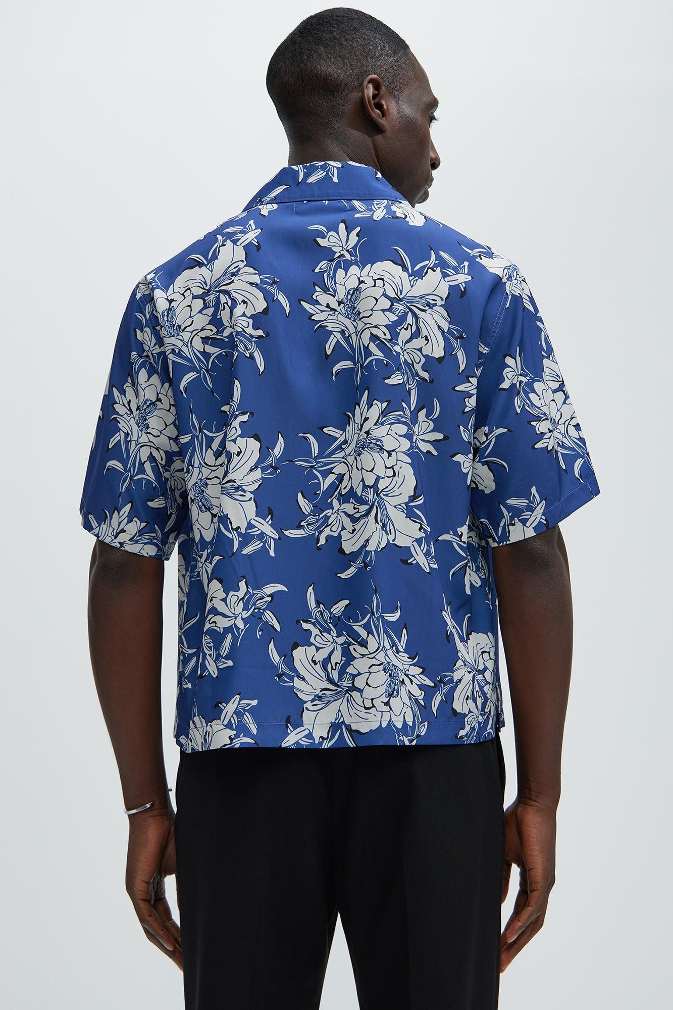 Chester Floral Shirt - Blue/combo Product Image