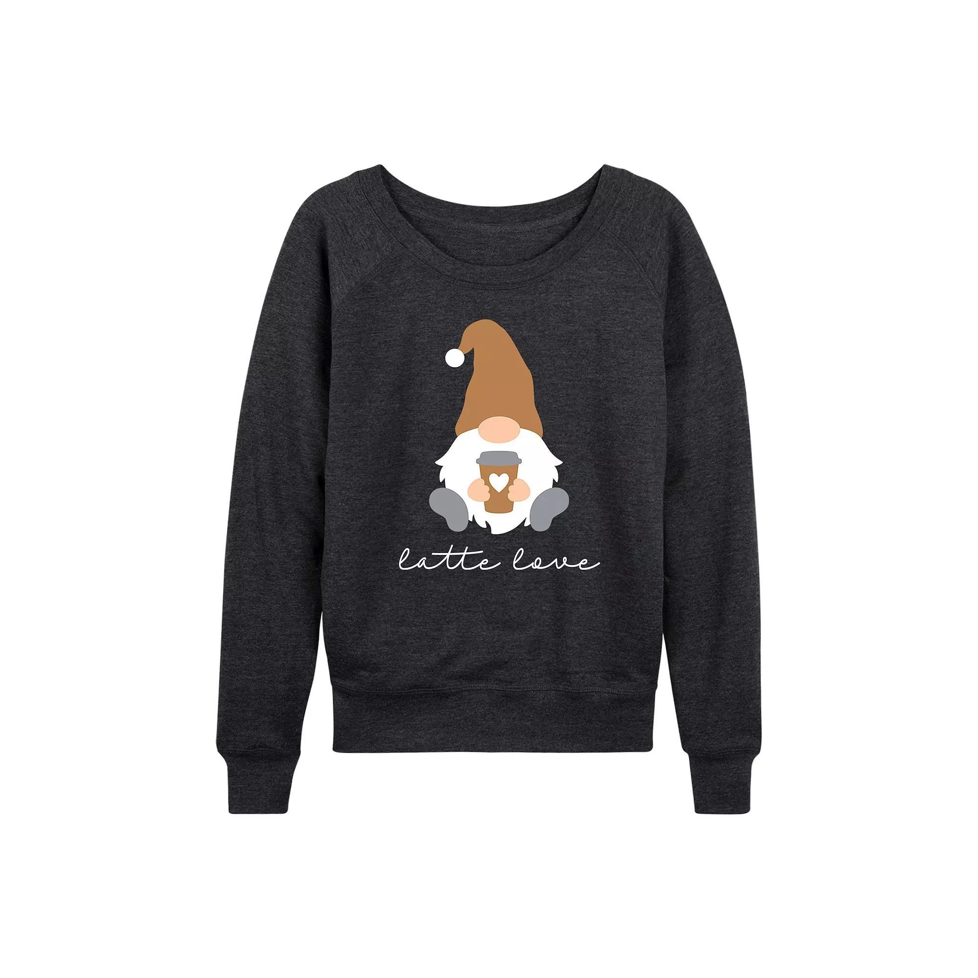Disney's Nightmare Before Christmas Jack, Sally & Zero Women's French Terry Long Sleeve Tee, Size: Small, Heather Grey Product Image