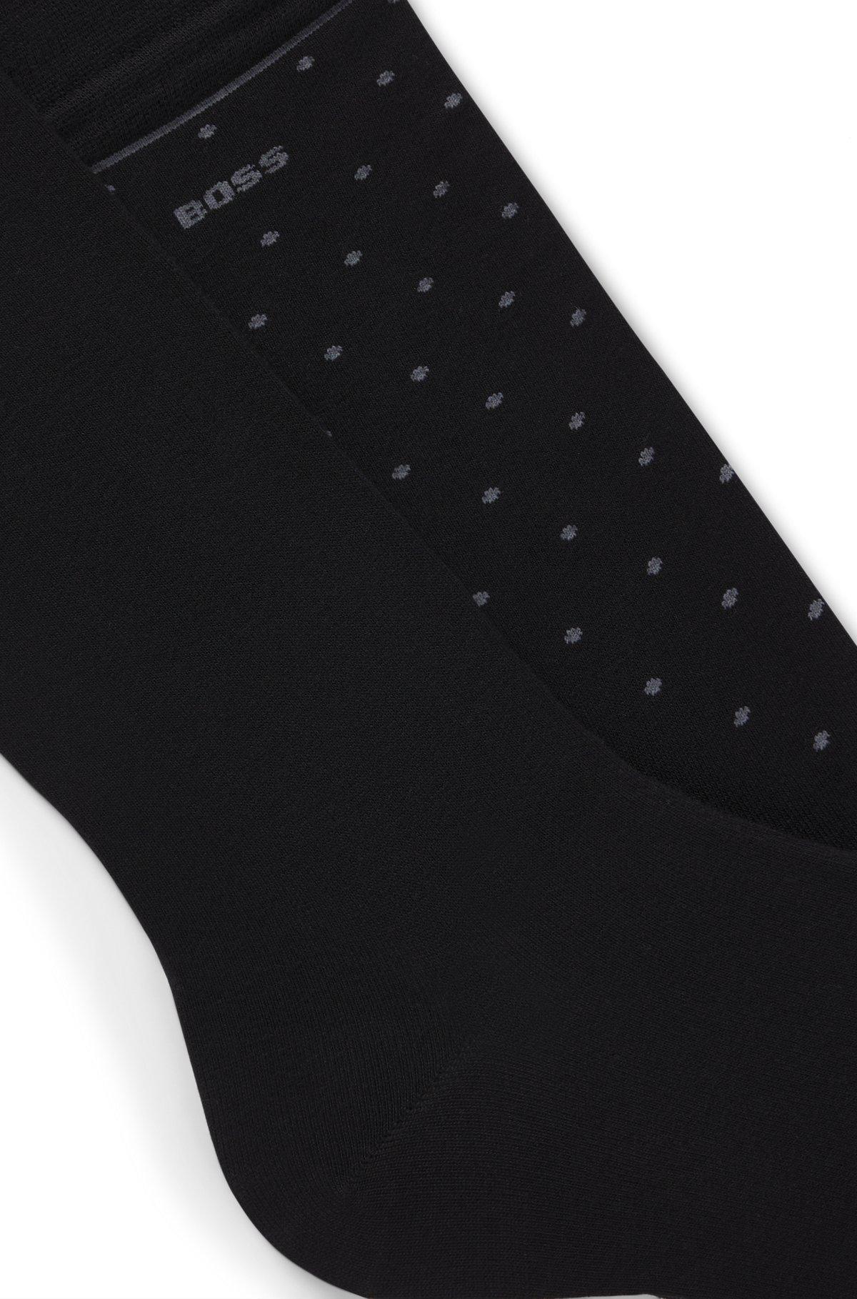 Two-pack of regular-length socks with logo details Product Image