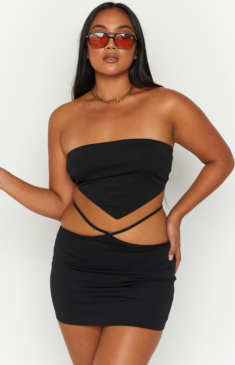 Jessi Black Mini Skirt Product Image