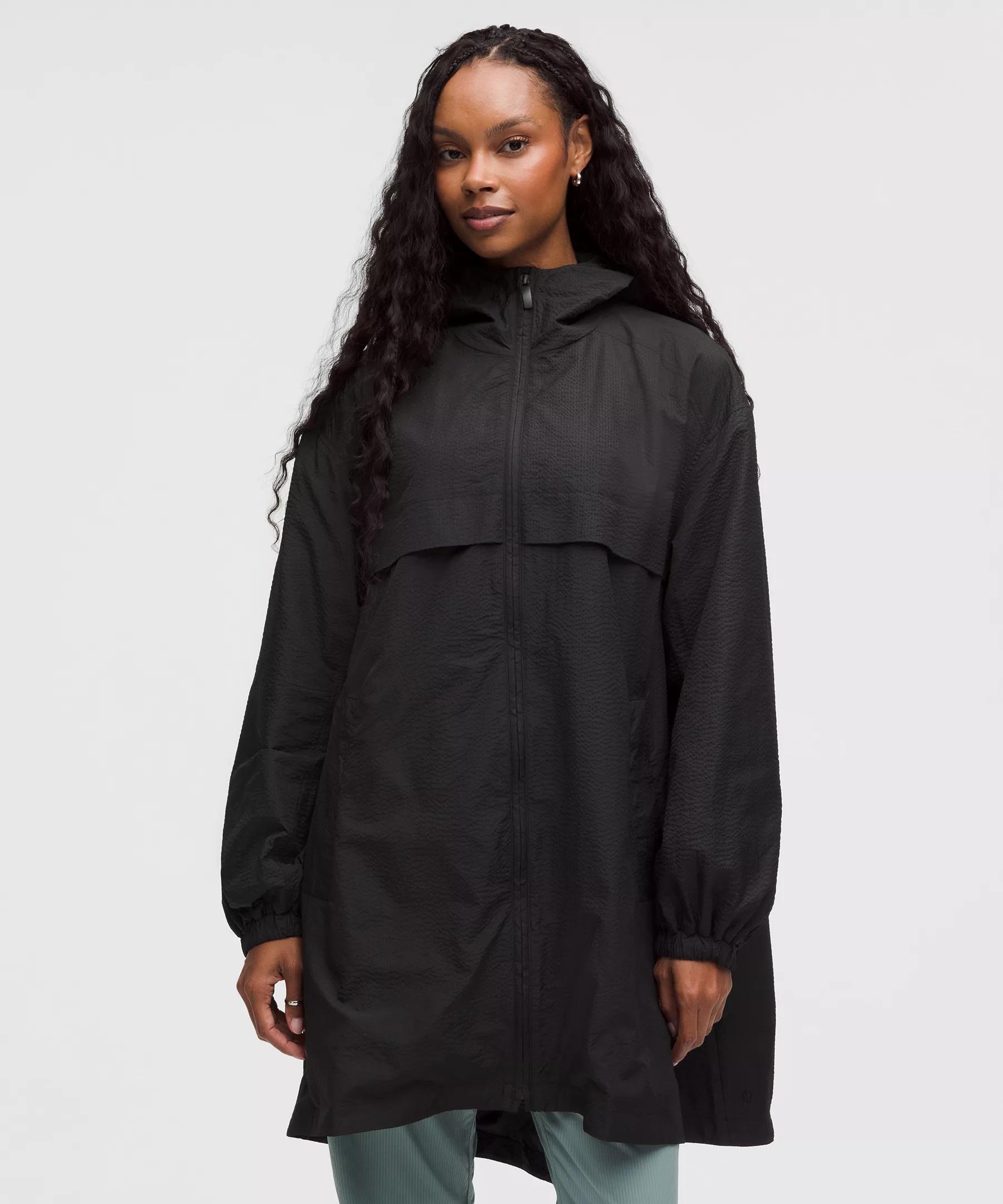 Lightweight Mid-Length Hooded Coat Product Image
