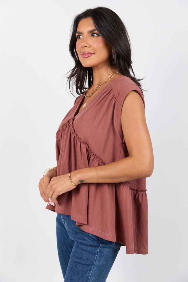 Treasured Times Brick Oversized Knit Top Product Image