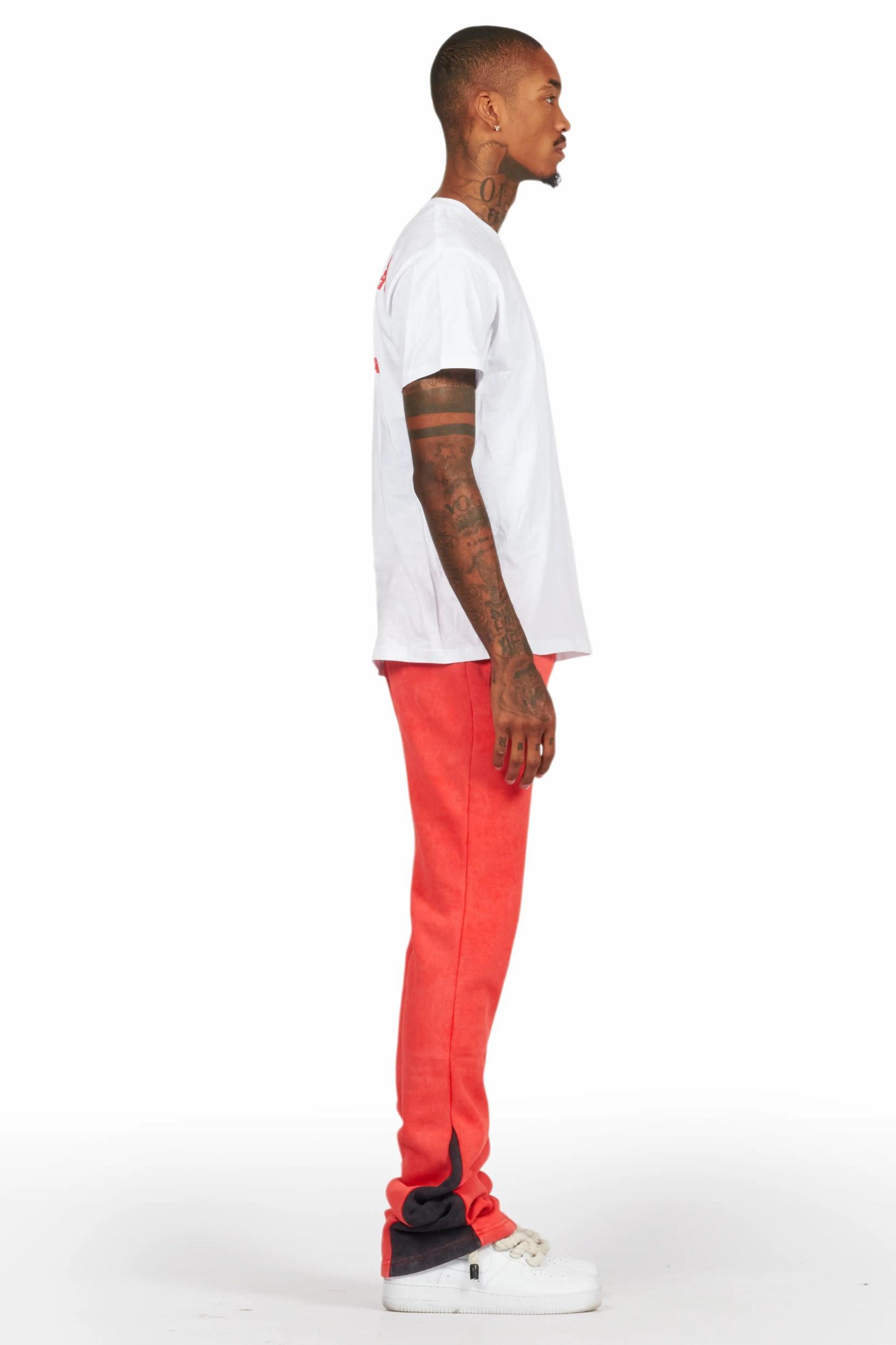 Alpine Vintage Red Baggy Pant Male Product Image