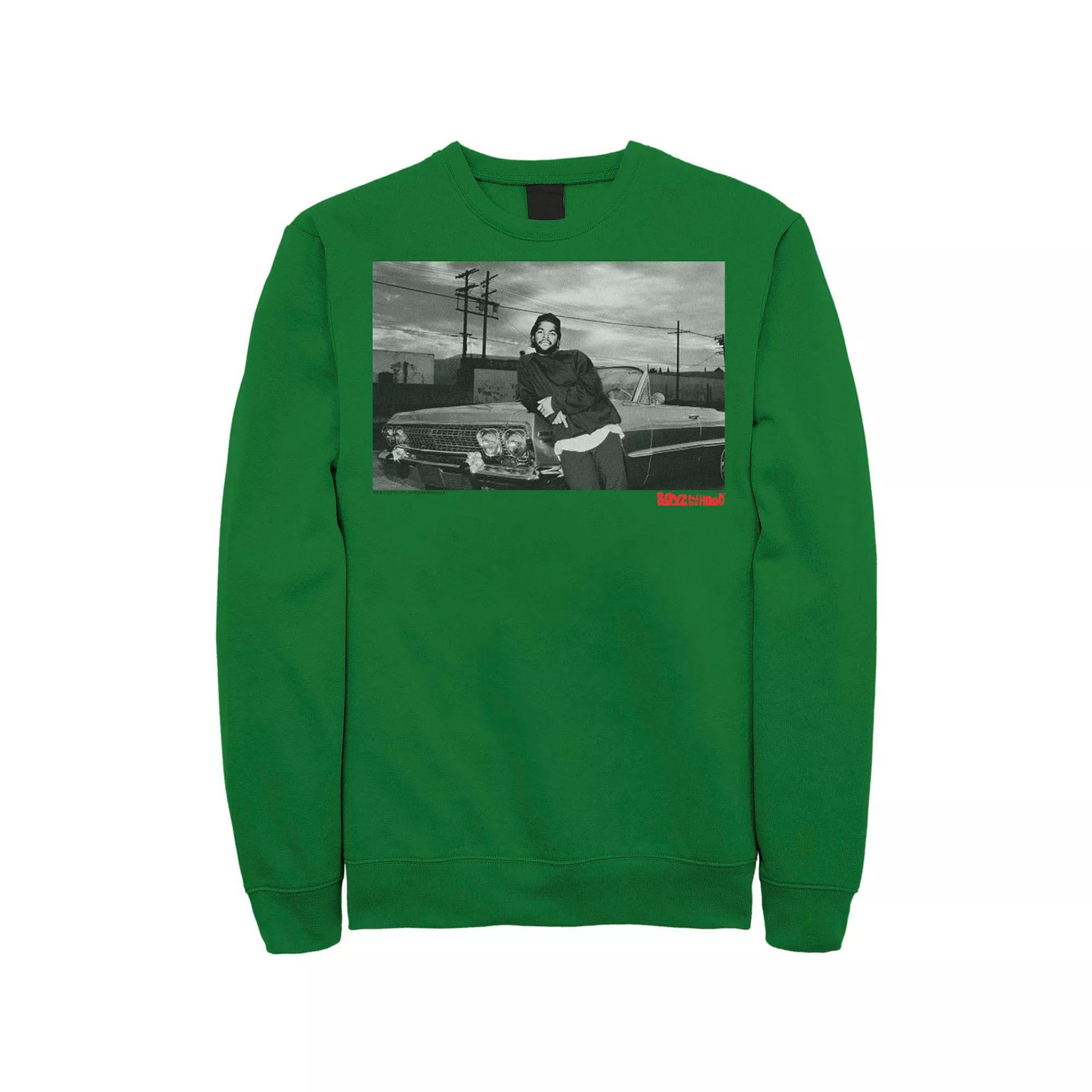 Men's Boyz In The Hood Candid Photo Real Sweatshirt, Size: Small, Grey Heather Product Image