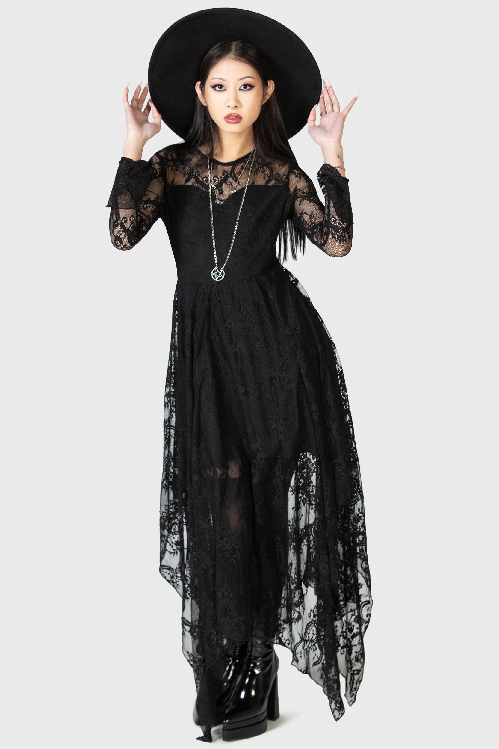 Shadow Figure Maxi Dress Female Product Image