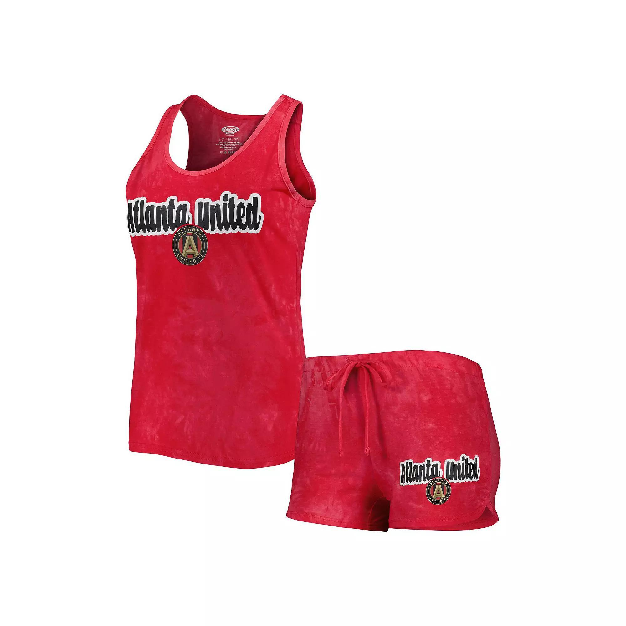Women's Concepts Sport Red Atlanta United FC Billboard Tank Top & Shorts Sleep Set, Size: Large, Atu Red Product Image
