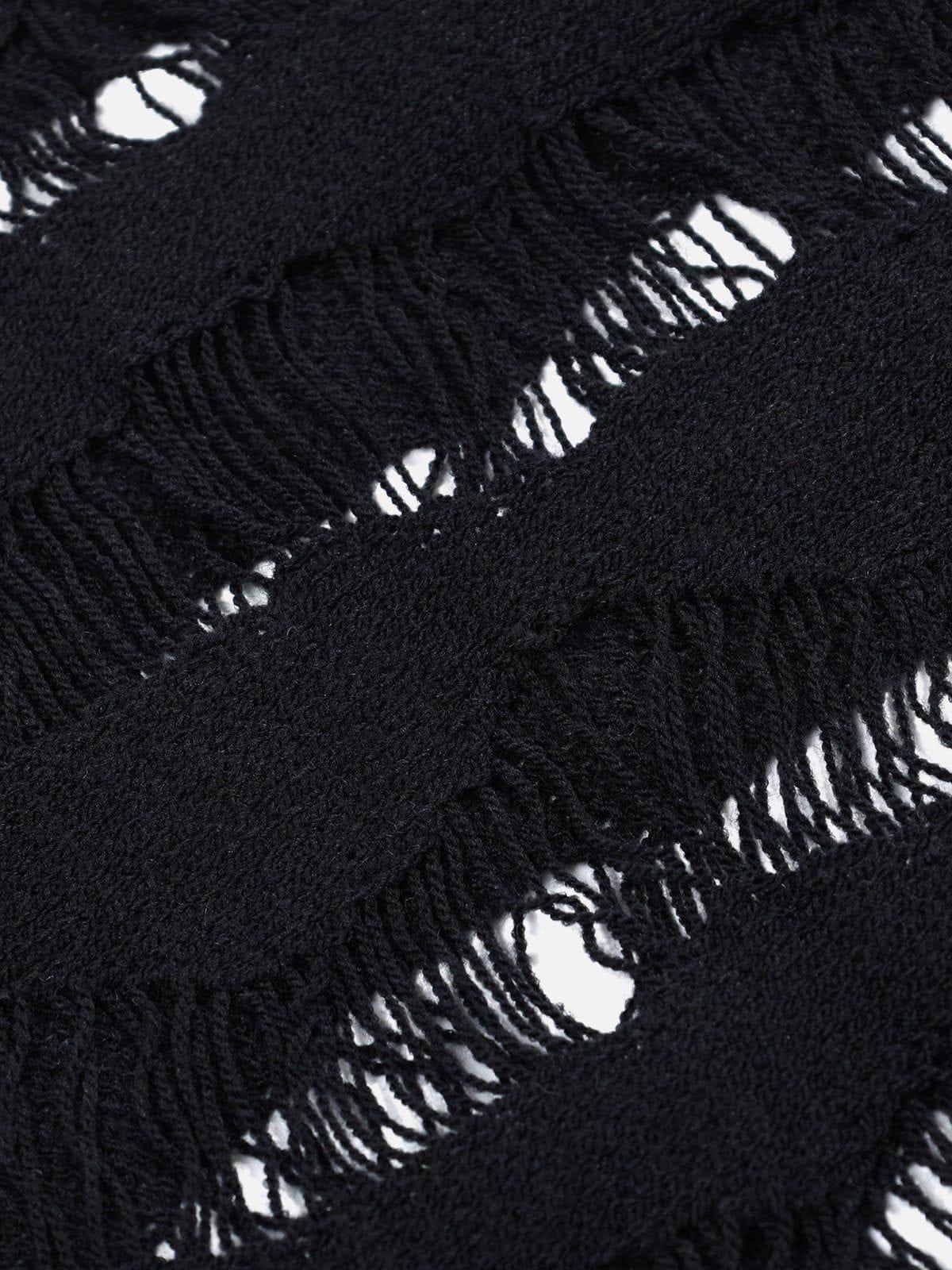 Aelfric Eden Cut-Out Distressed Sweater Product Image