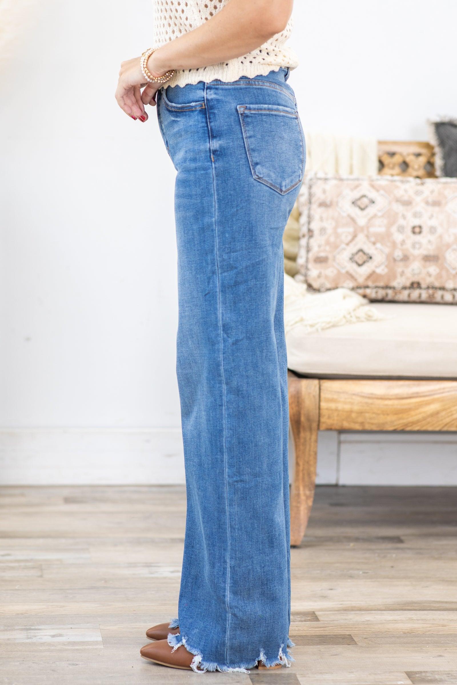 Lovervet Tummy Control 90's Vintage Loose Jeans Product Image