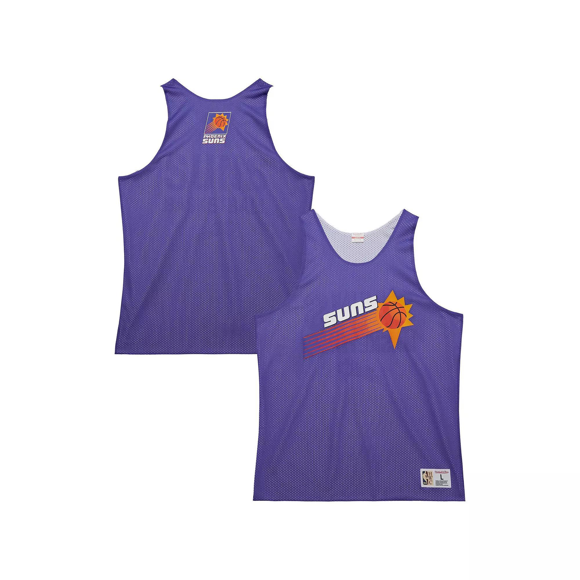 Men's Mitchell & Ness Purple/White Phoenix Suns Hardwood Classics Reversible Mesh Practice Jersey, Size: 3XL, Phx Purple Product Image