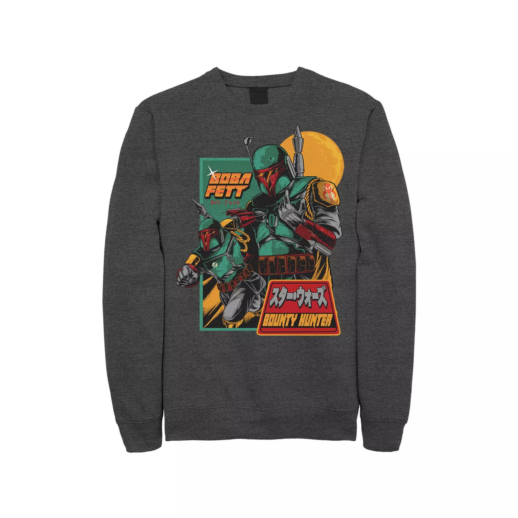 Men's Star Wars Mandalorian Soldier Kanji Sweatshirt, Size: Large, Black Product Image