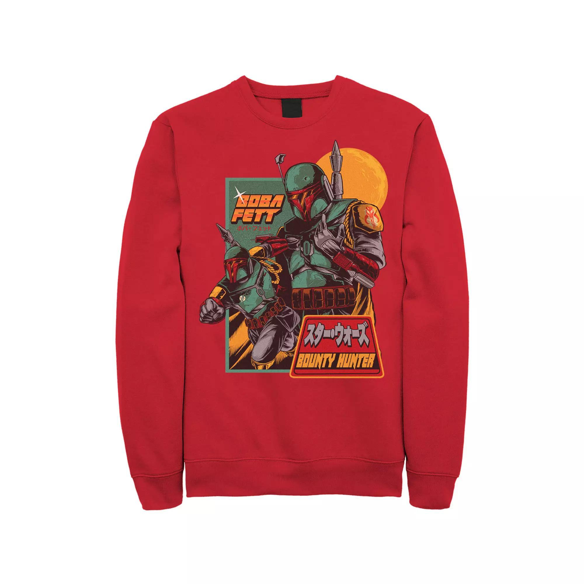 Men's Star Wars Mandalorian Soldier Kanji Sweatshirt, Size: Large, Black Product Image