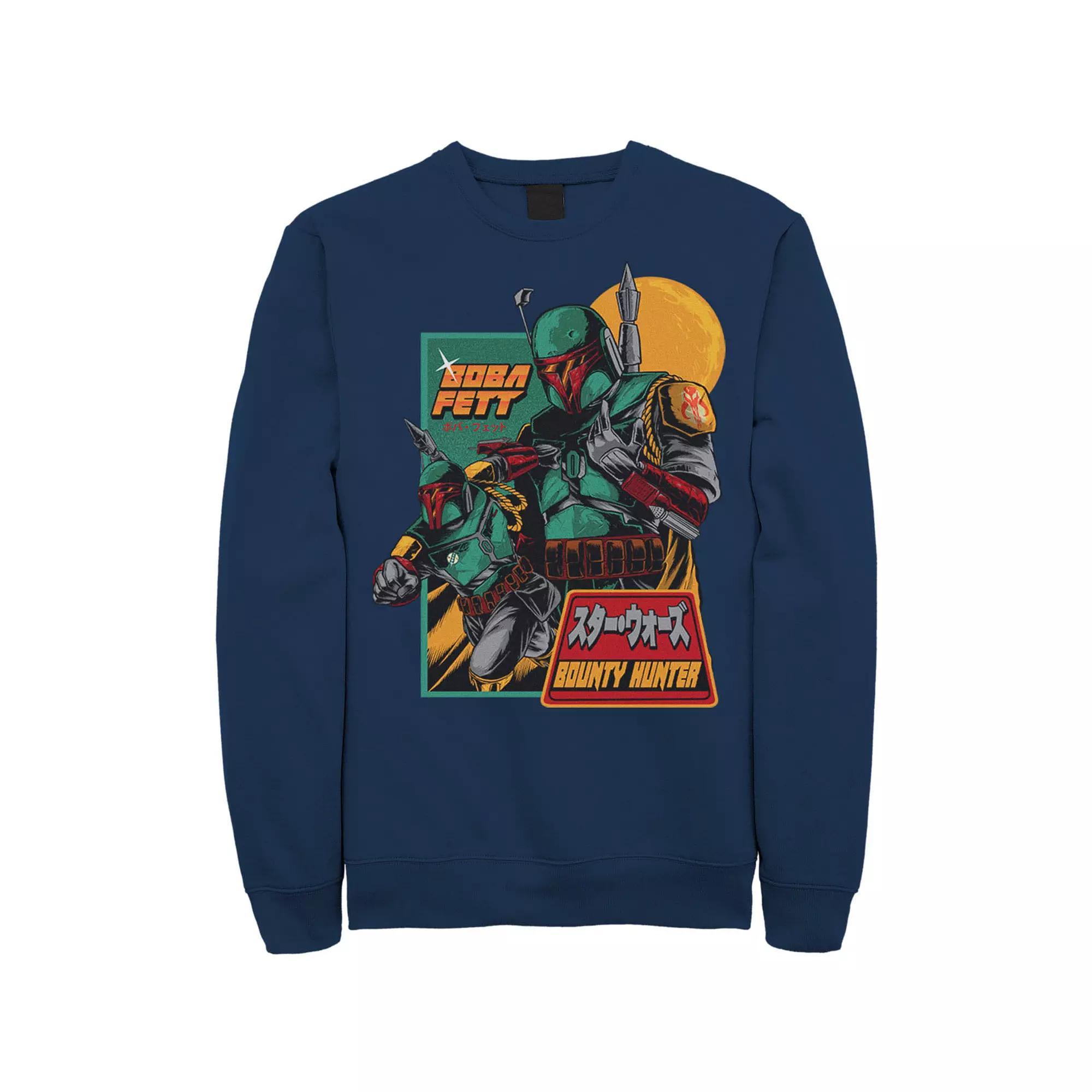 Men's Star Wars Mandalorian Soldier Kanji Sweatshirt, Size: Large, Black Product Image