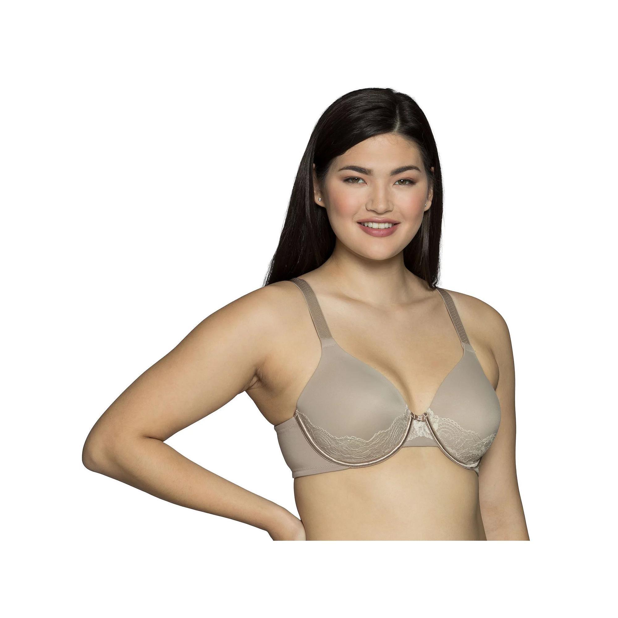 Vanity Fair Lingerie Beauty Back Back Smoother Lace Full-Figure Bra 76382, Womens Toasted White Product Image