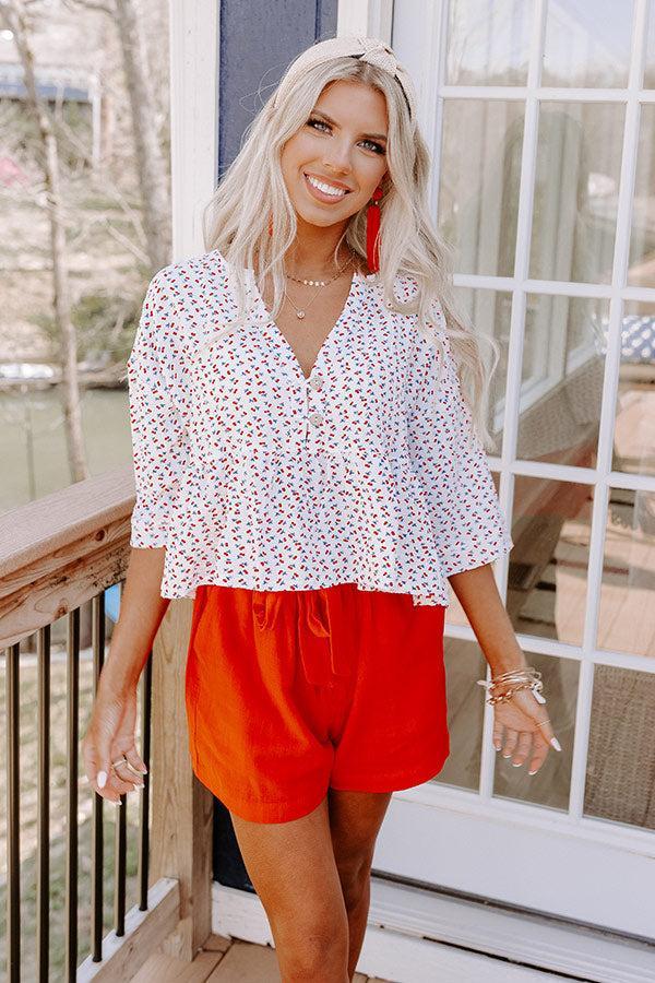 Sweet Like Cherries Crop Top Product Image