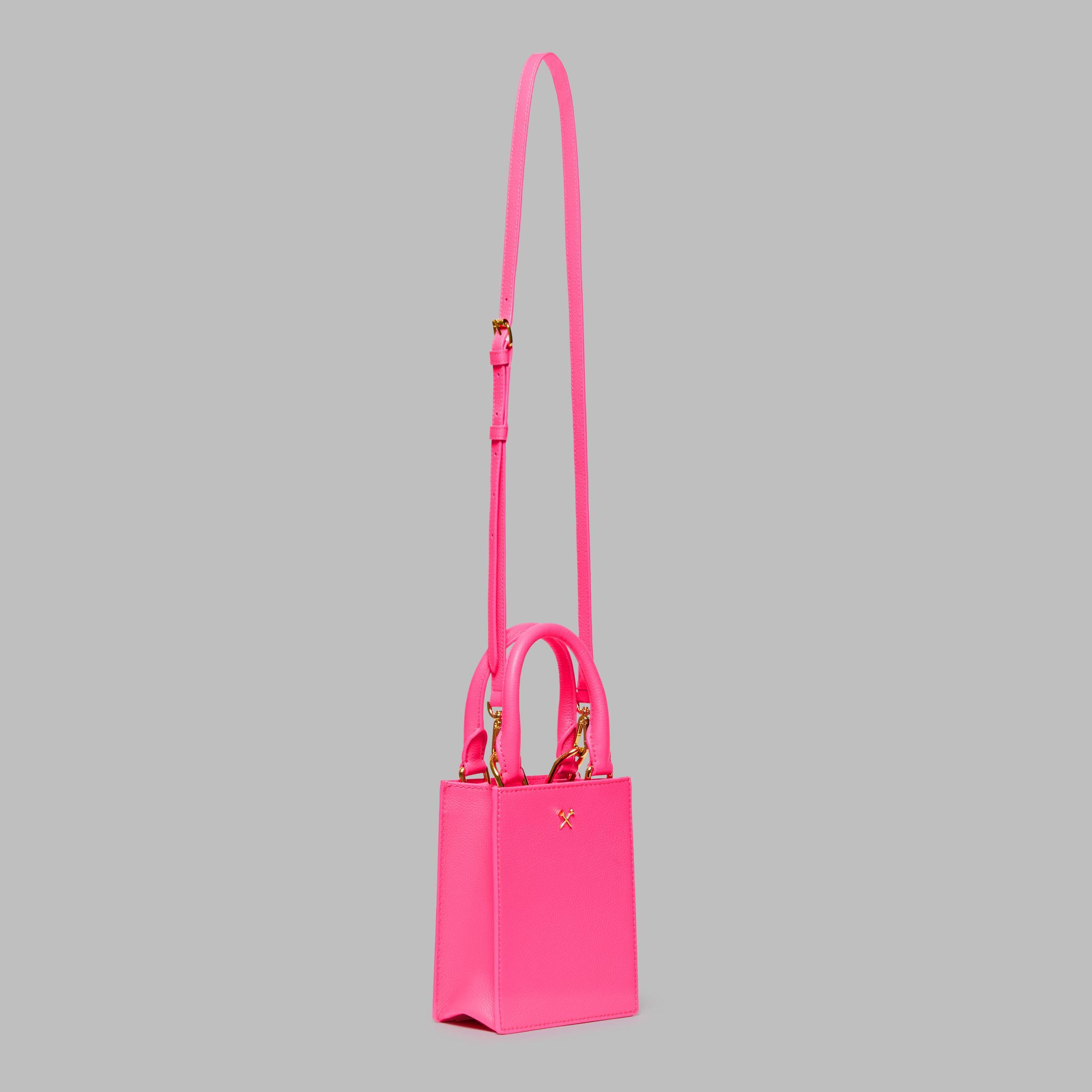 METAL TEES LEATHER MINI TOTE Product Image
