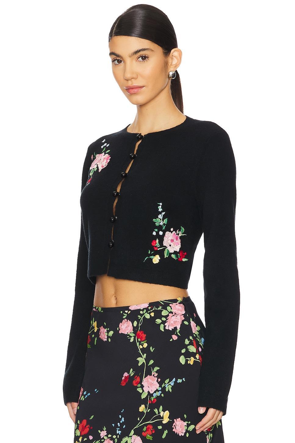 Carmel Embroidered Cardigan Kitri Product Image