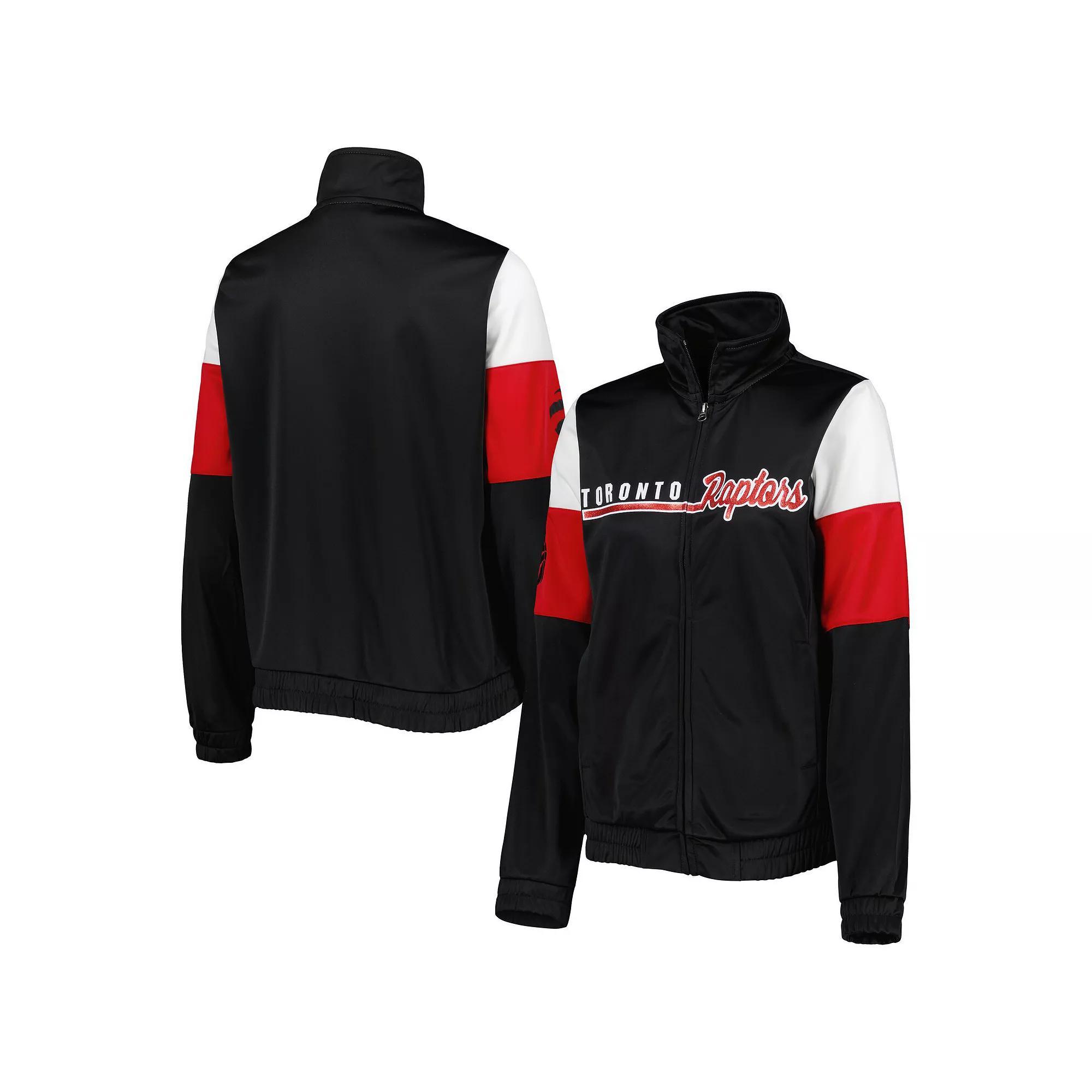 Women's G-III 4Her by Carl Banks Black Toronto Raptors Change Up Full-Zip Track Jacket, Size: Medium, Rpt Red Product Image