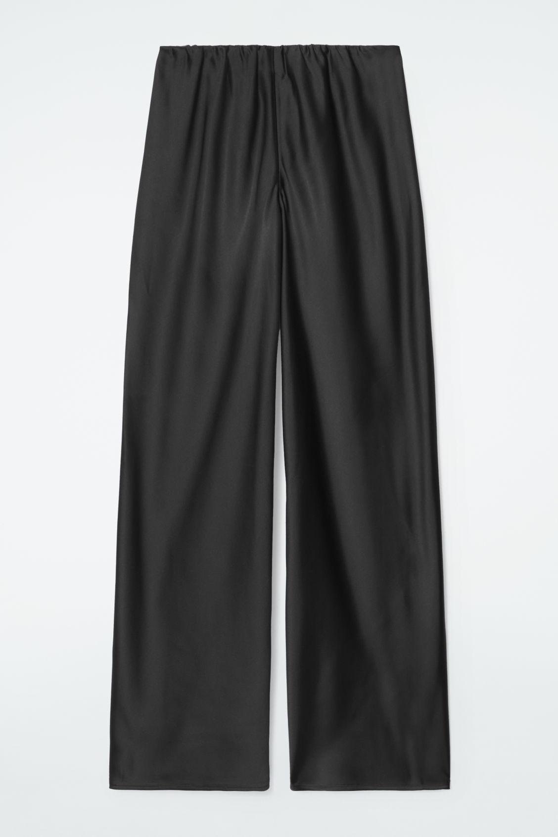 ELASTICATED SATIN PANTS Product Image