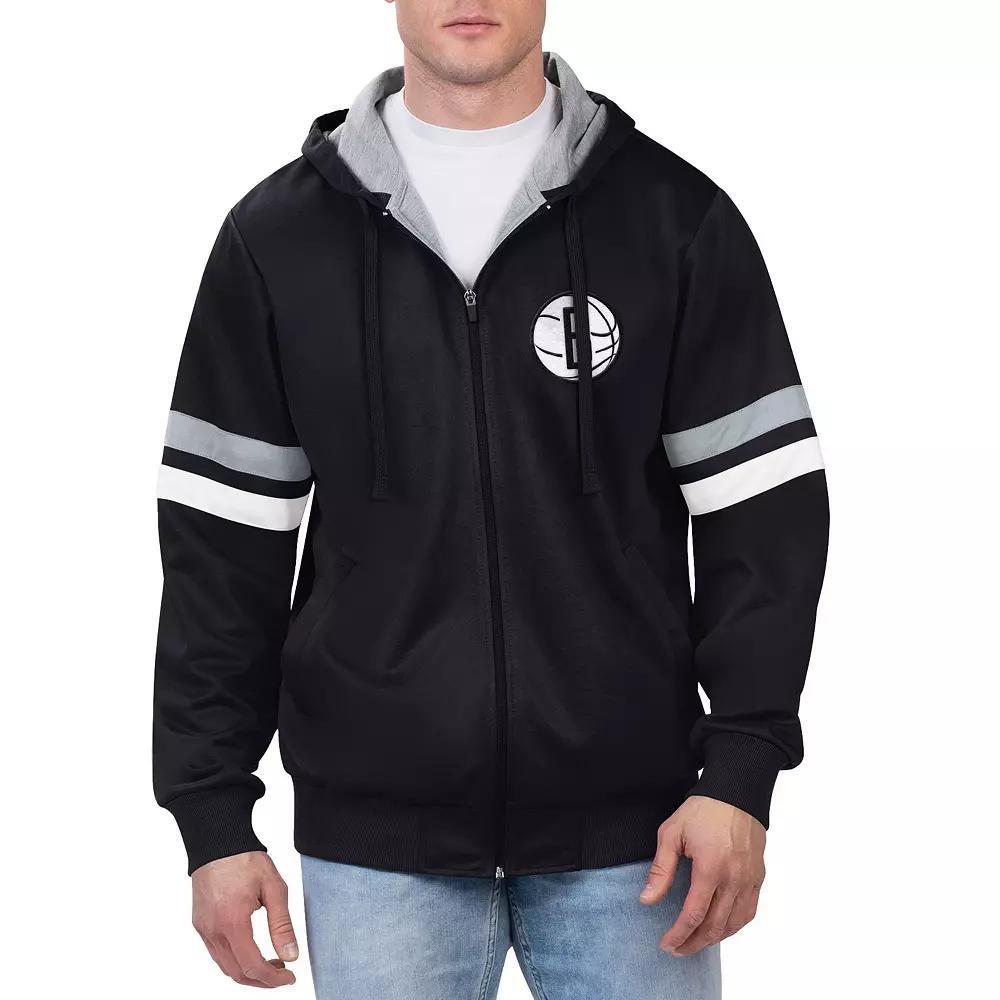Men's G-III Sports by Carl Banks Purple Charlotte Hornets Contender Full-Zip Hoodie Jacket, Size: Medium, Chr Purple Product Image