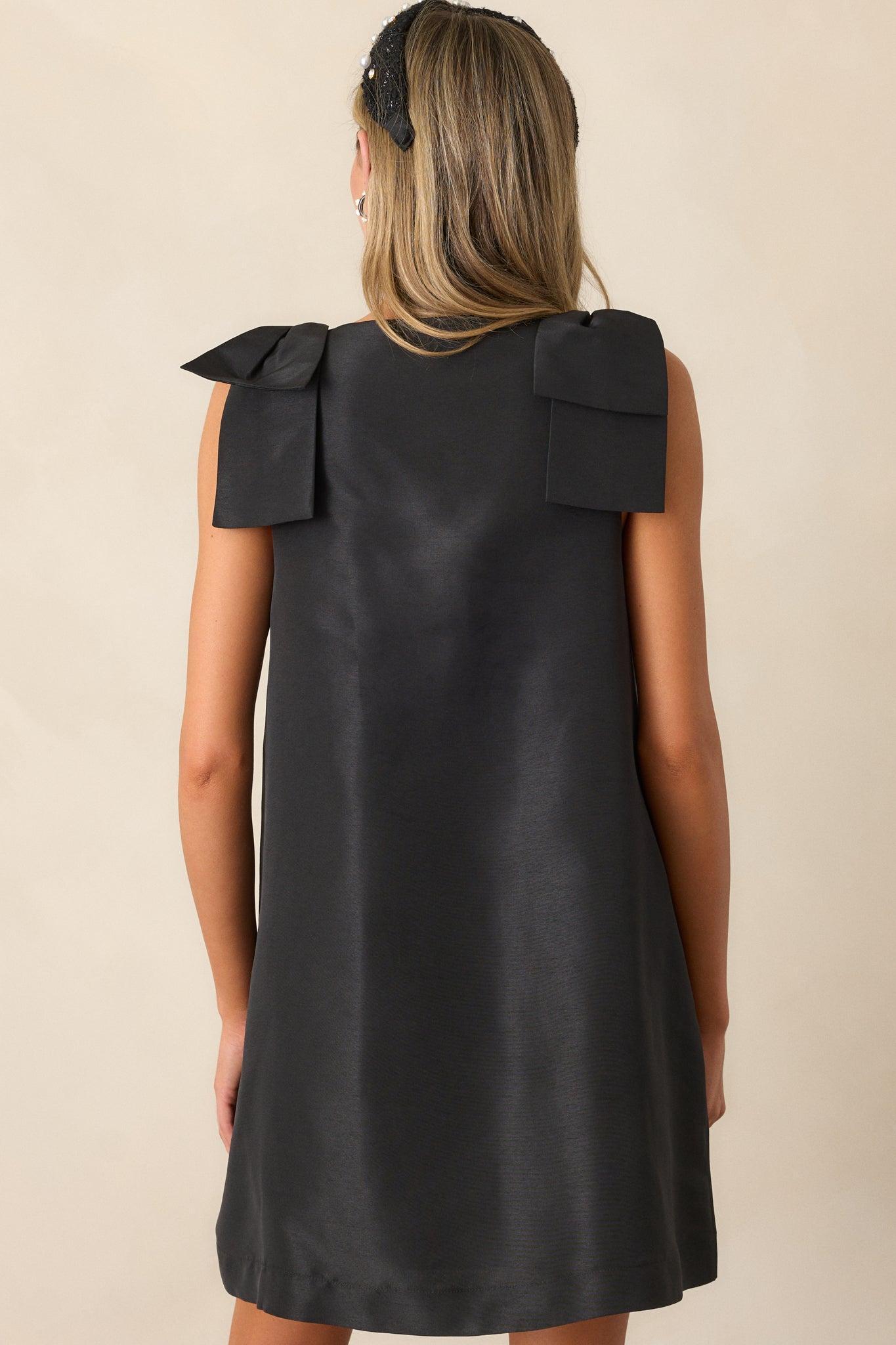 How Can It Be Black Sleeveless Mini Dress Product Image