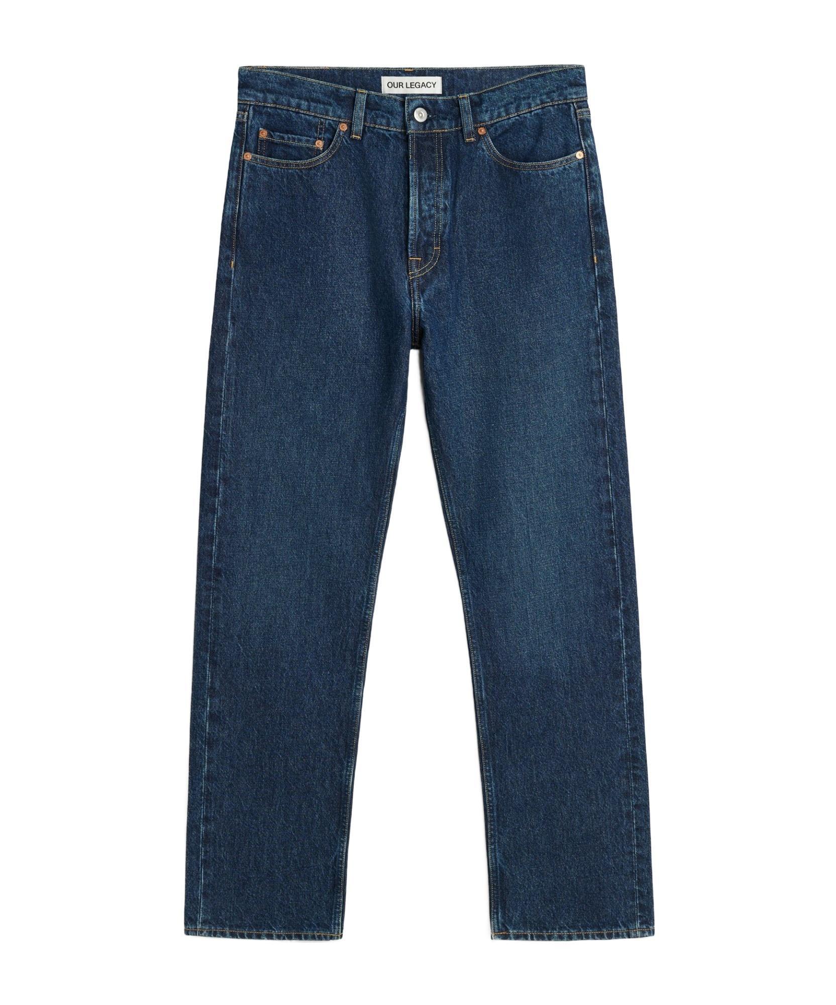 OUR LEGACY Belt-loop Jeans In Blue Product Image