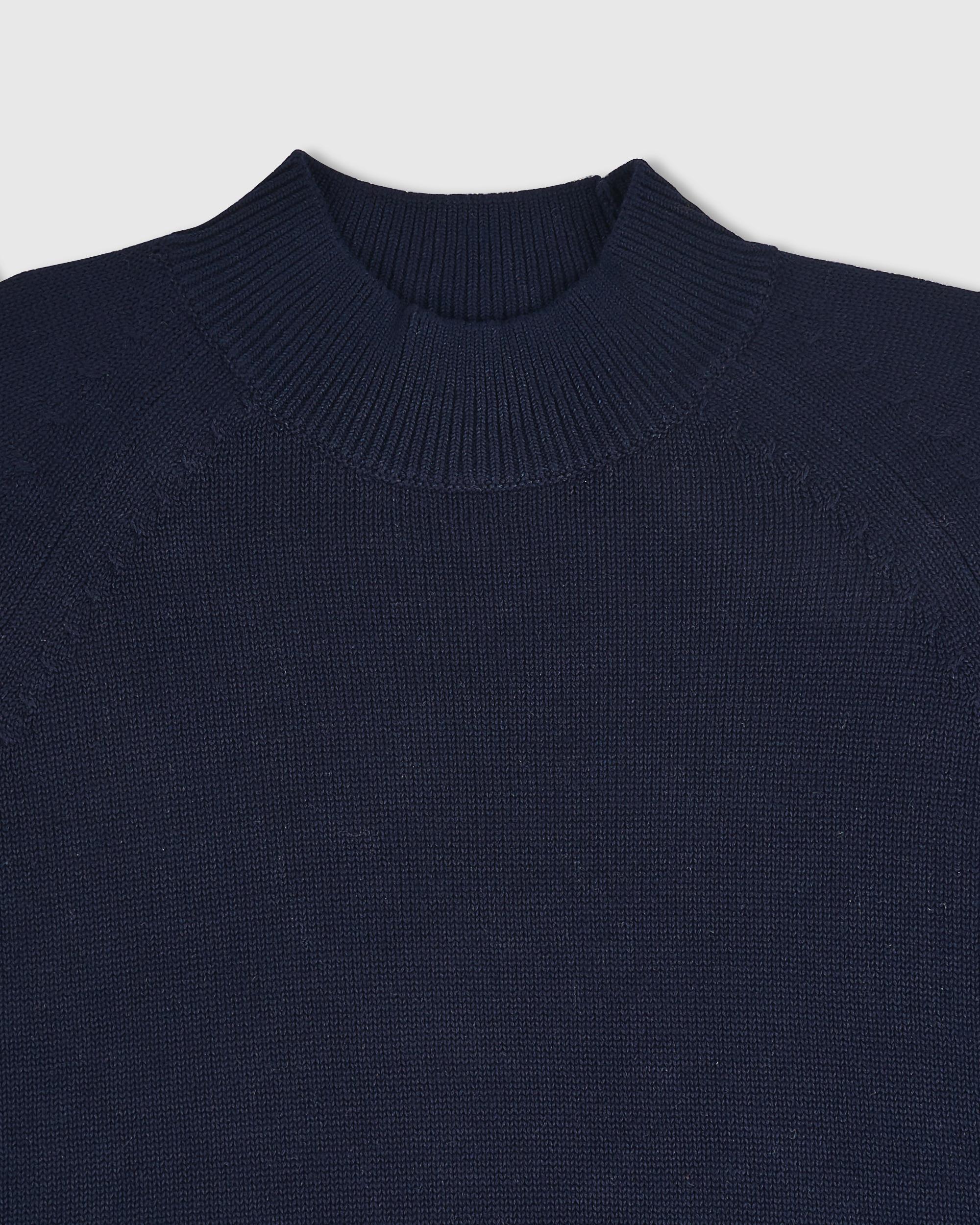 Quince | Women's Mockneck Sweater Organic Cotton Product Image