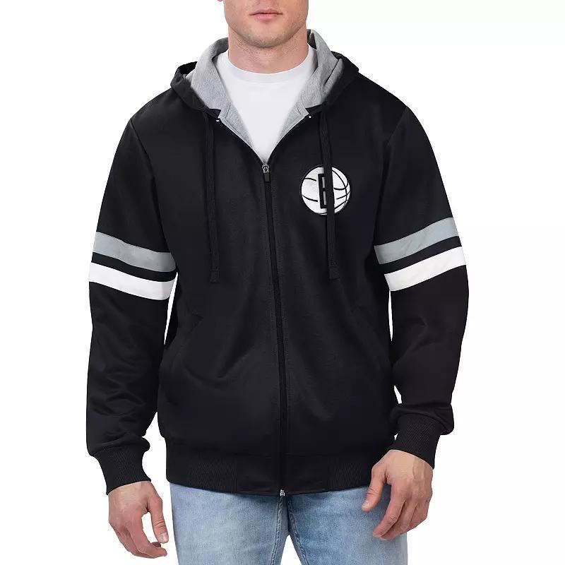 Men's G-III Sports by Carl Banks Purple Charlotte Hornets Contender Full-Zip Hoodie Jacket, Size: Medium, Chr Purple Product Image