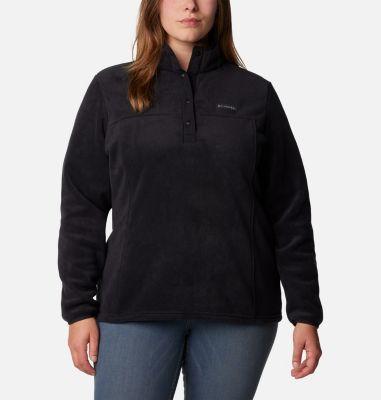 Columbia Plus Size Benton Springs 12 Snap Pullover Women's Long Sleeve Pullover Product Image