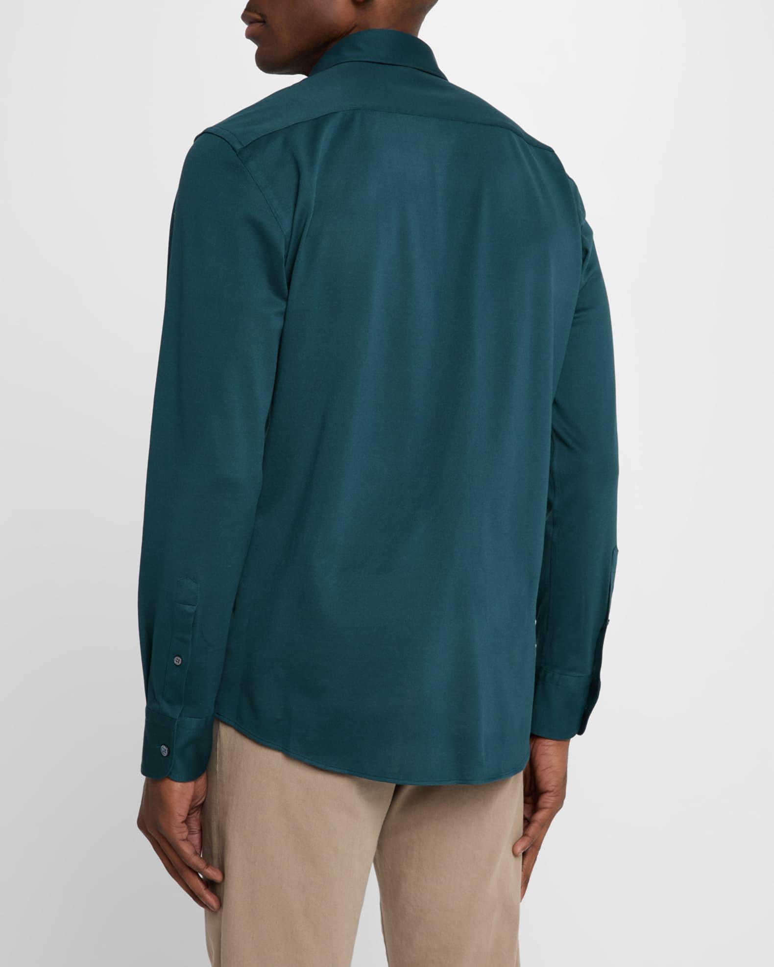 Men's Cotton Pique Sport Shirt Product Image