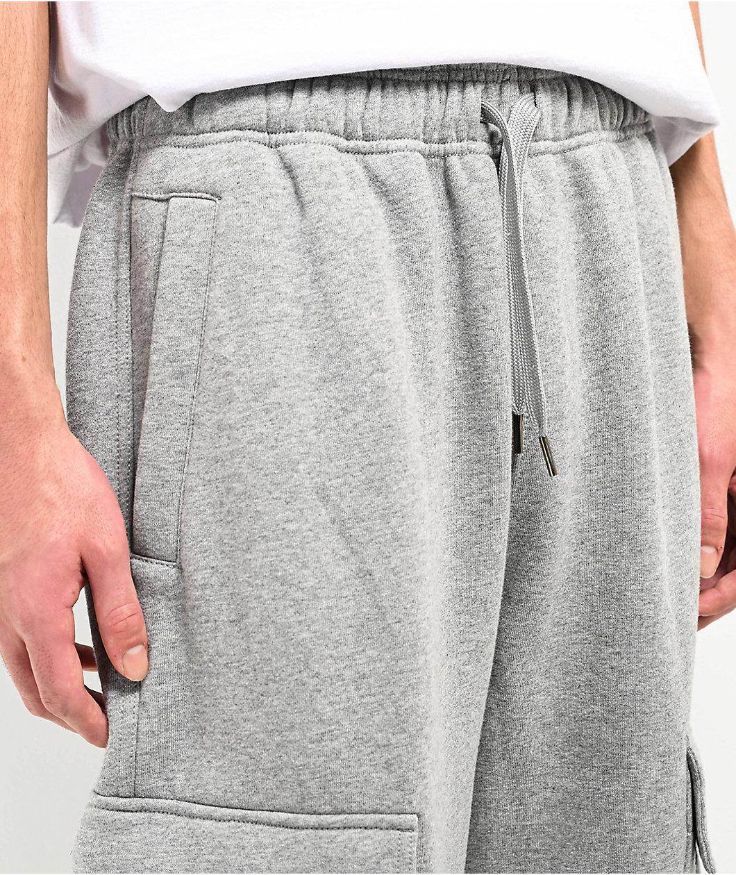 Ninth Hall Stash Grey Cargo Sweatpants Product Image