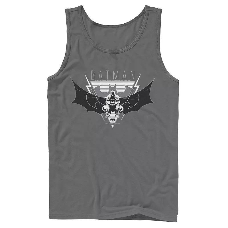 Men's DC Comics Batman Triangle Portrait Tank Top, Size: Large, Black Product Image