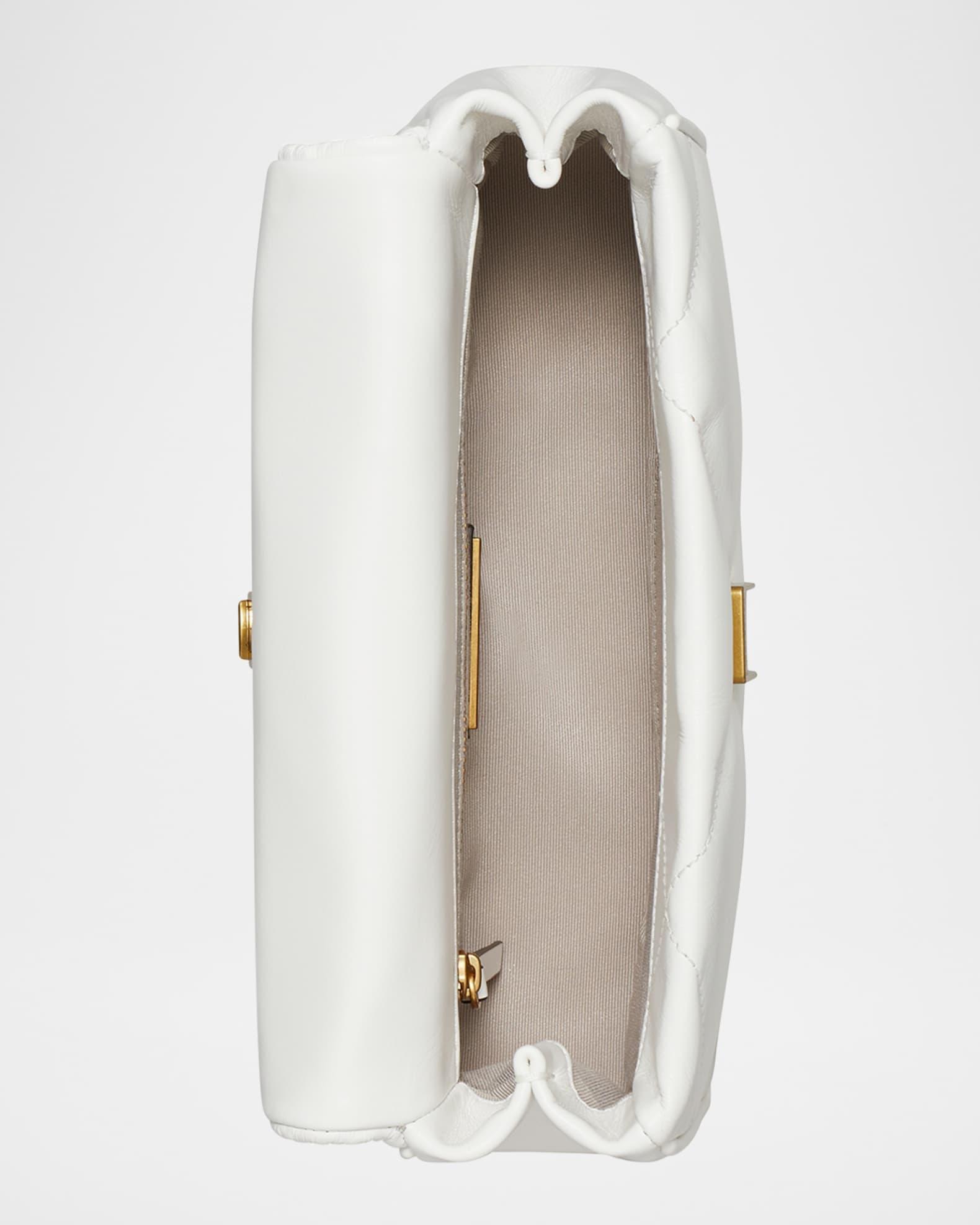 Petite Flap Quilted Leather Crossbody Bag Product Image